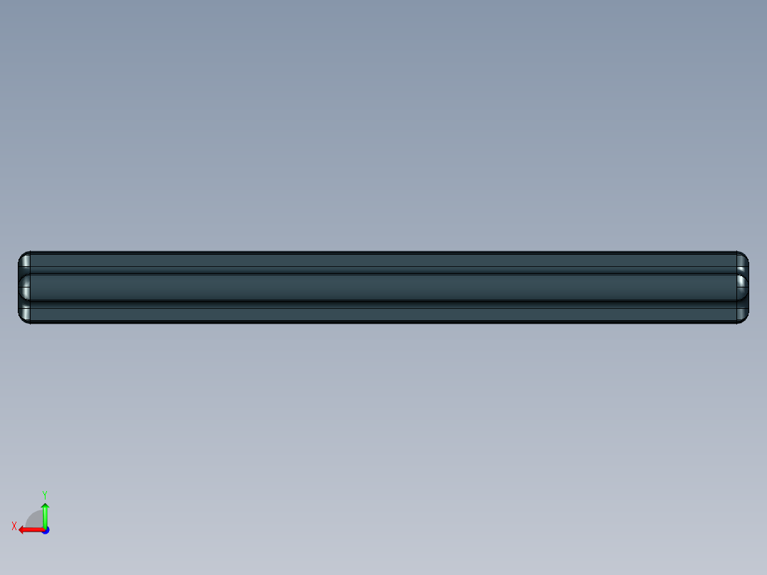 乐高机械组车桥-3706 Black Technic Axle 6.STEP后视图