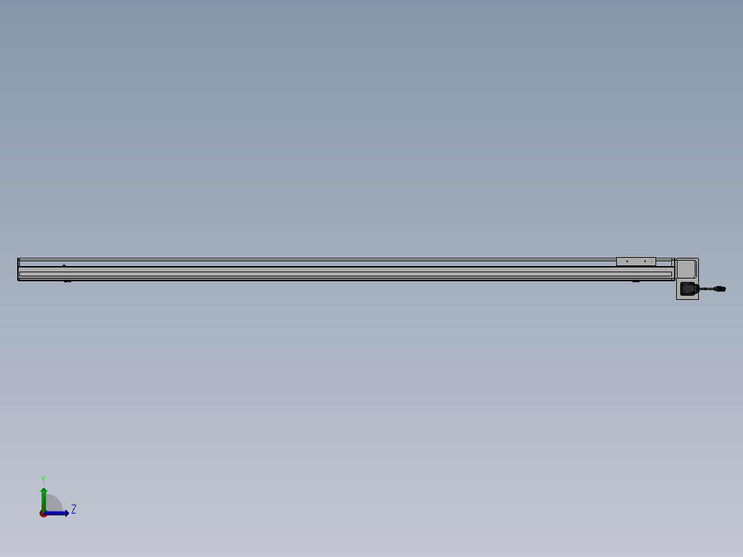 精密模组MT100-L78-1600-RD-M10-C4左视图