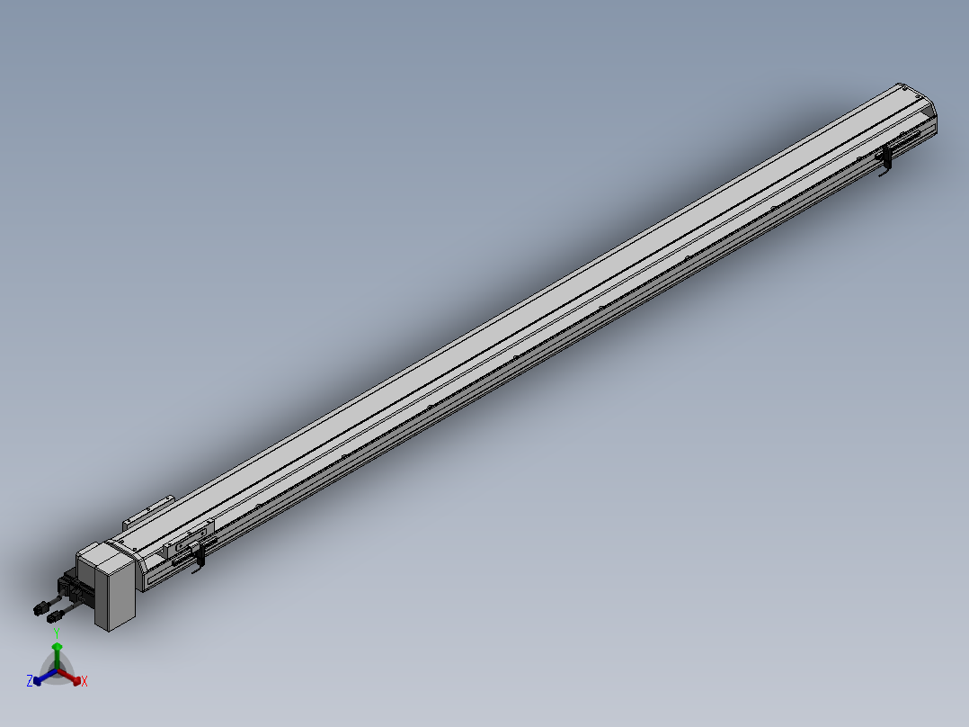 精密模组MT100-L78-1600-RD-M10-C4正等轴测图