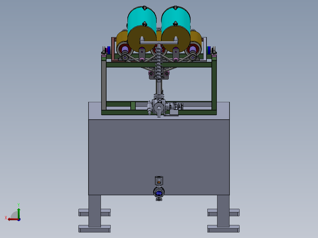 沥青拌合设备sw19后视图