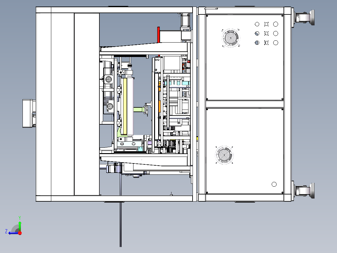 铜管整圆检测涂油sw20可编辑右视图