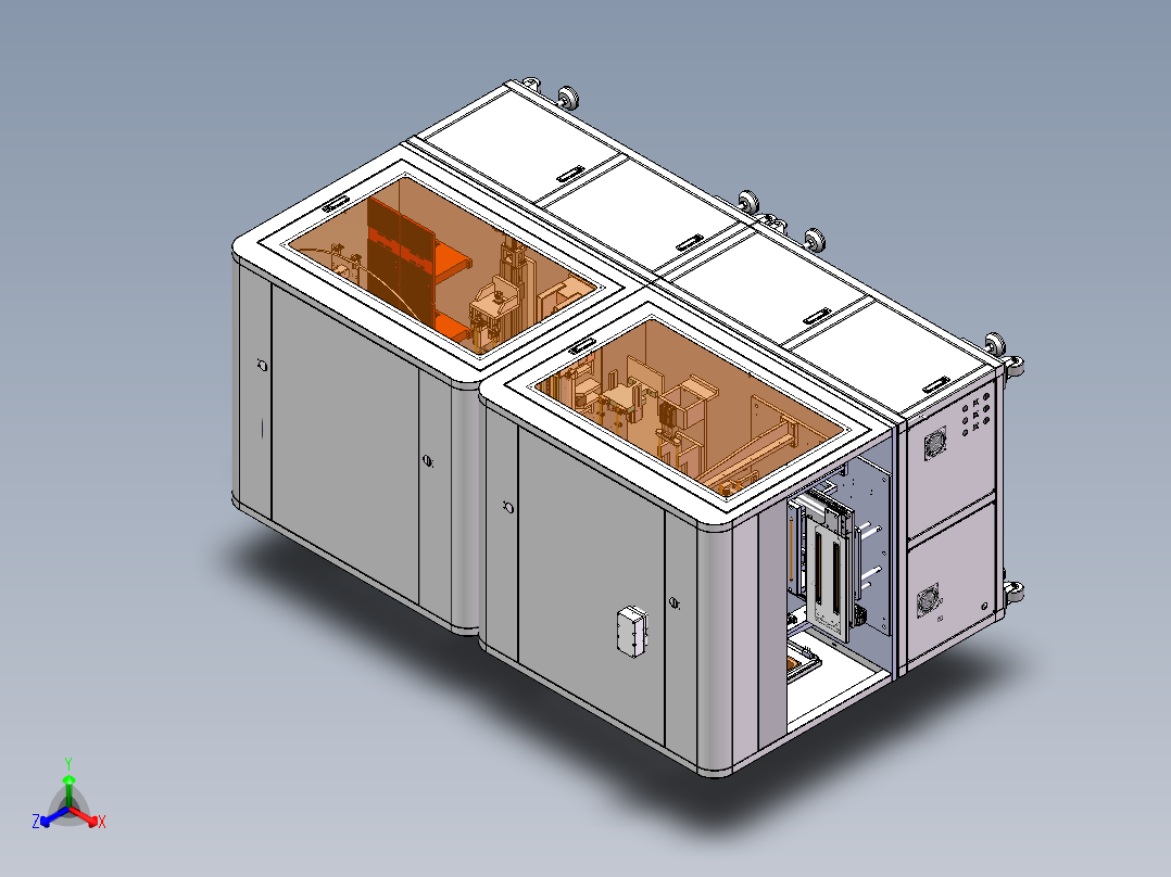 铜管整圆检测涂油sw20可编辑正等轴测图