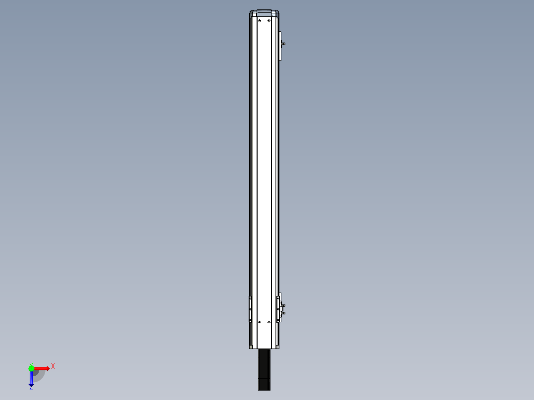 Toyo东佑达直线模组-ETH12-900-BC-100W+煞車俯视图