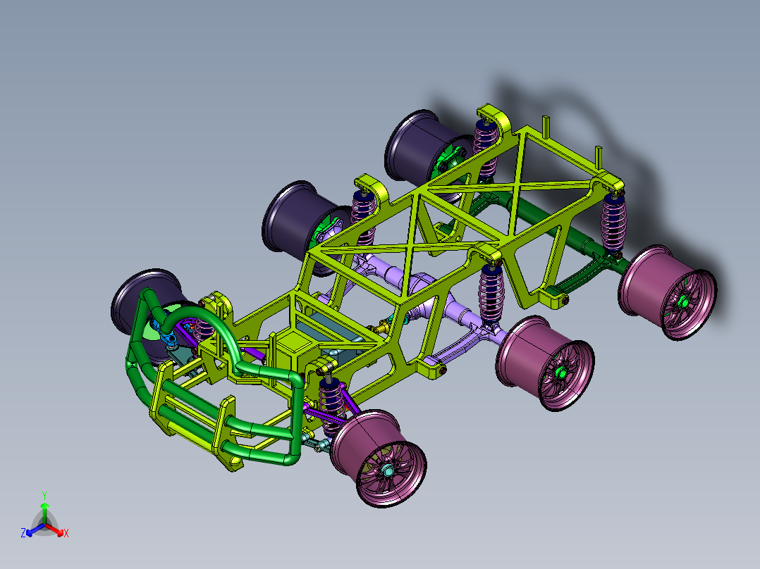 国产6轮驱动型越野车