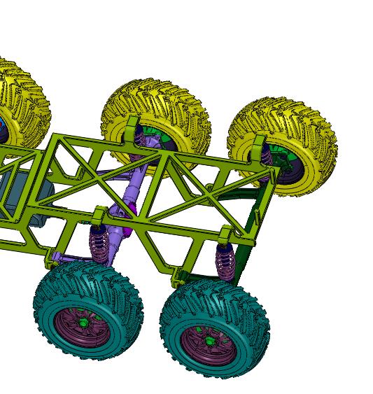 国产6轮驱动型越野车