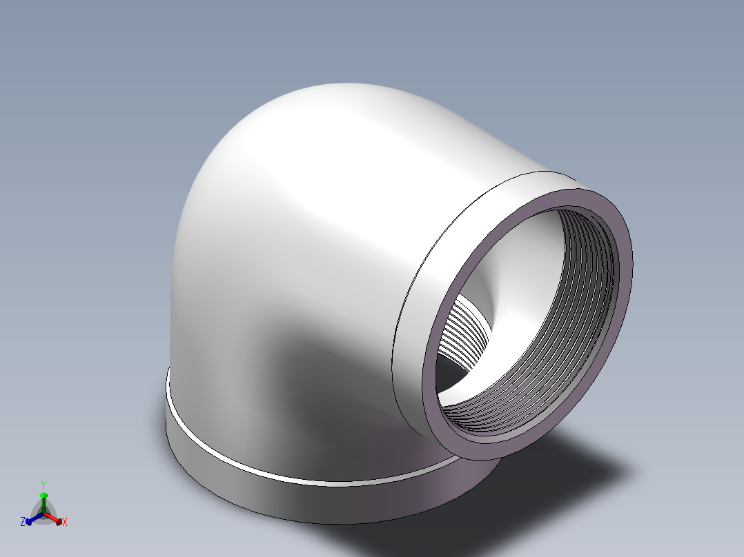 弯头-异径内丝 DN80-DN65