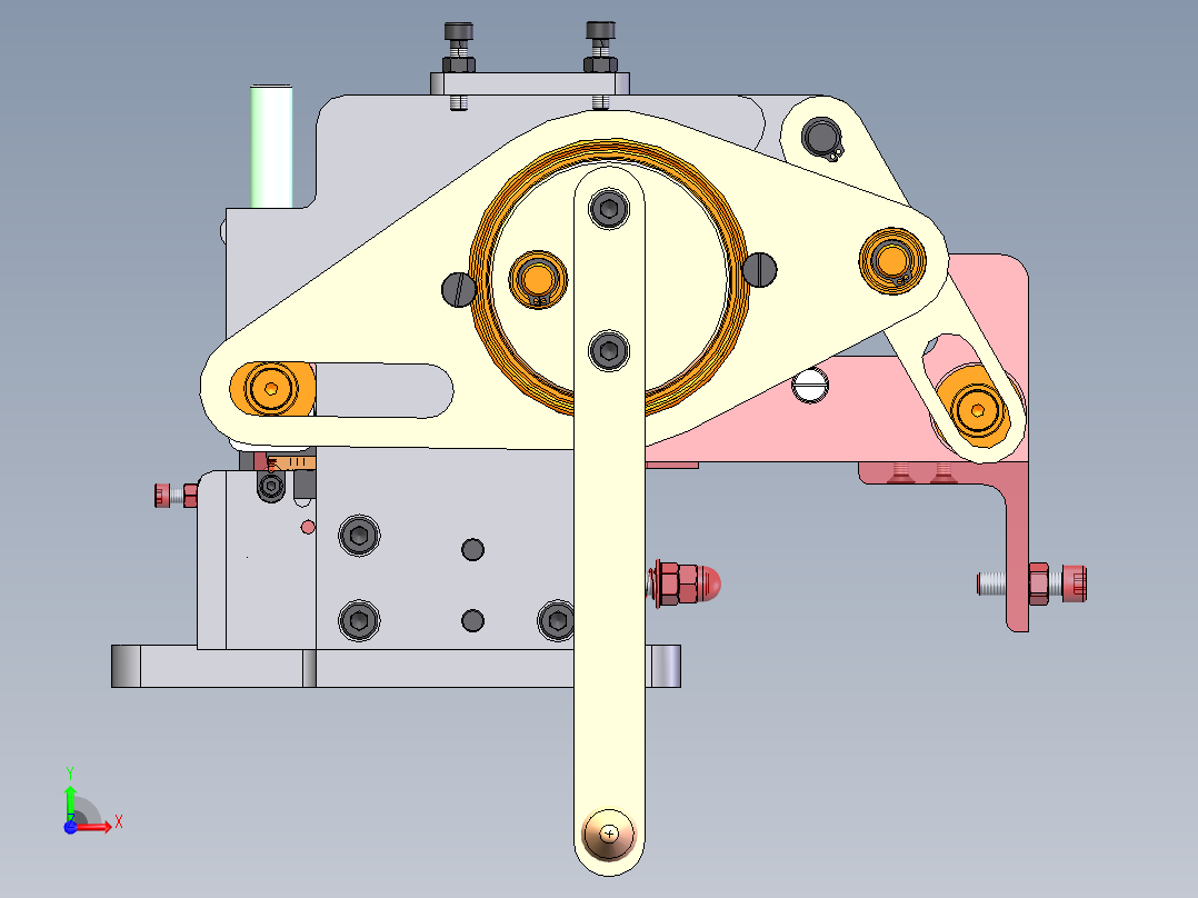 辐条切割穿线机前视图