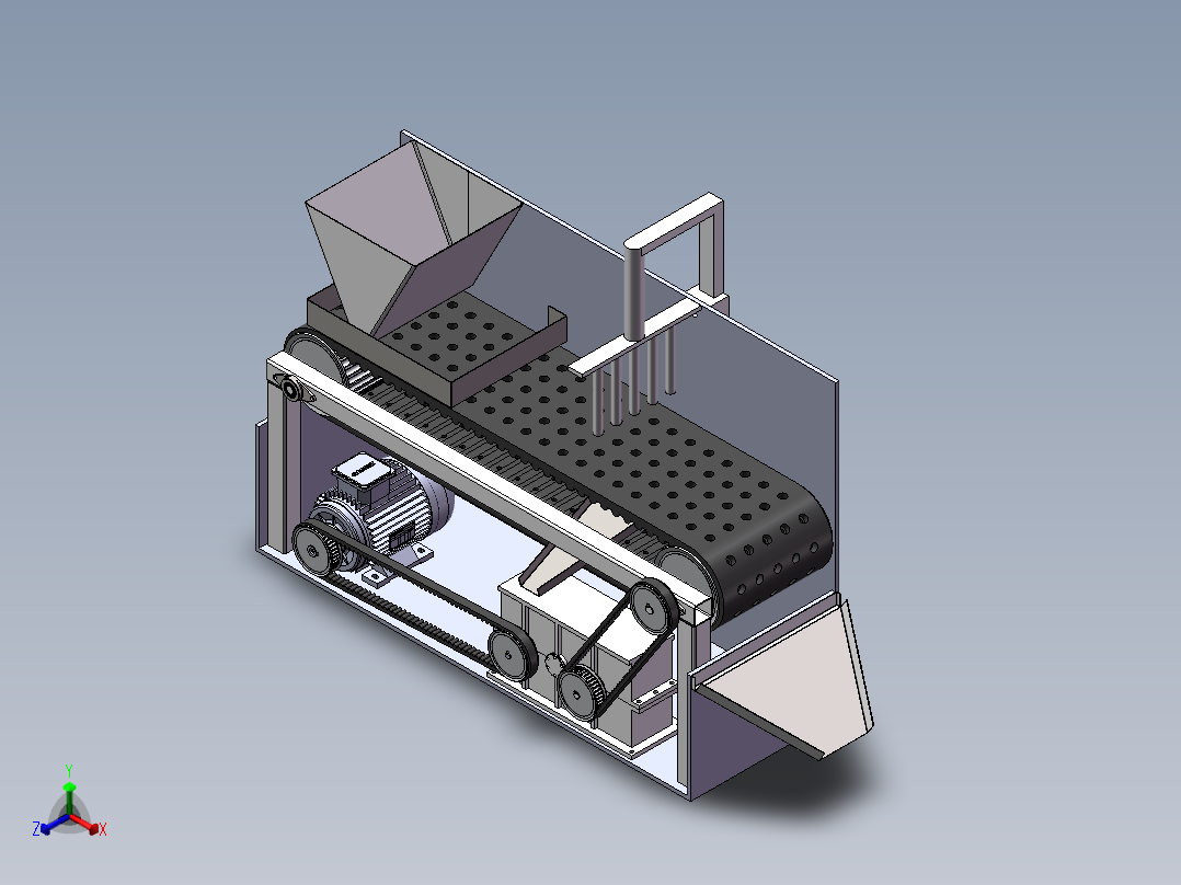 鲜枣去核机的设计【红枣去核机】论文+CAD图纸 +SW三维图+step、x_t三维通用格式+开题报告+任务书……大枣红枣冬枣鲜枣去核机正等轴测图