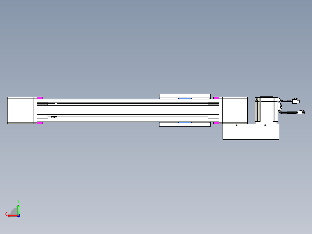 威洛博LB.GB同步带传动--欧规系列GB8-L96-S400-BL-P75后视图