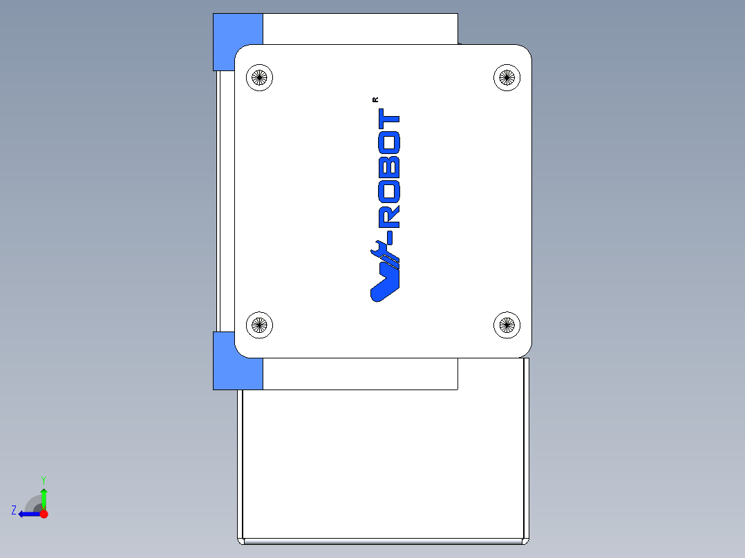 威洛博LB.GB同步带传动--欧规系列GB8-L96-S400-BL-P75右视图