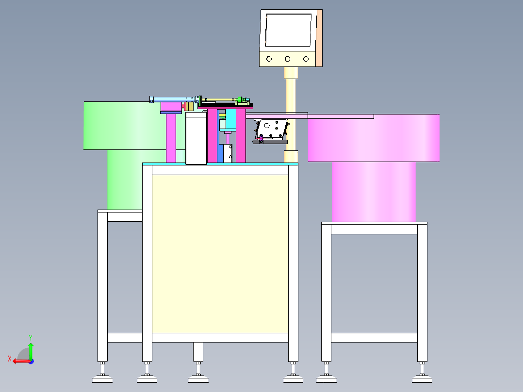 卡扣组装设备sw21可编辑后视图
