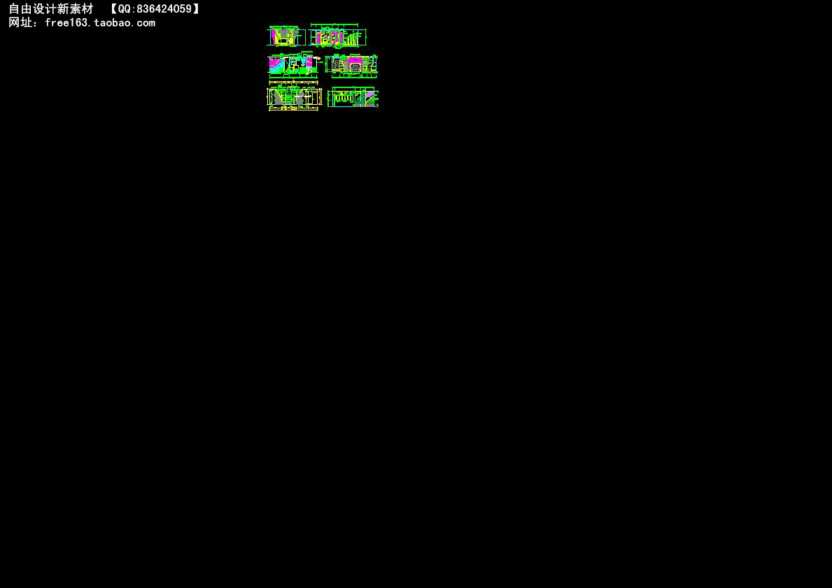 CAD节点大样图详图129套剖面图立面图