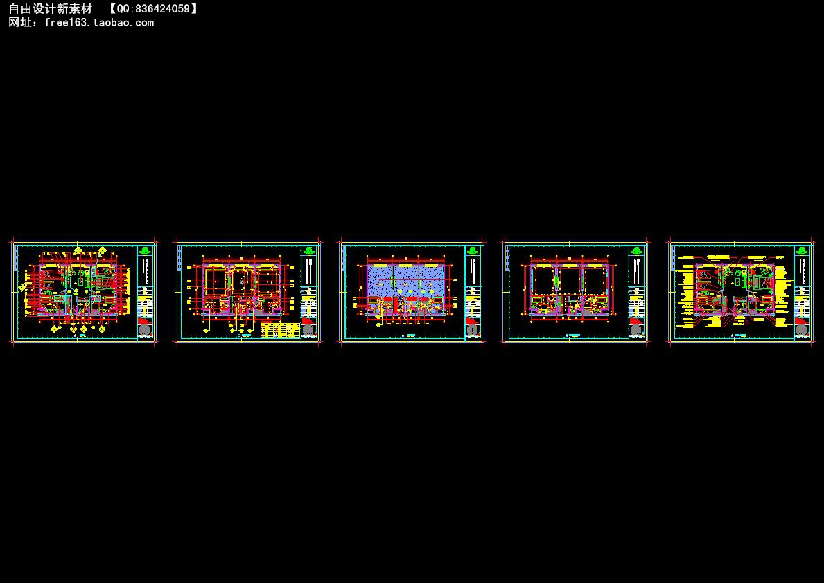 CAD节点大样图详图129套剖面图立面图
