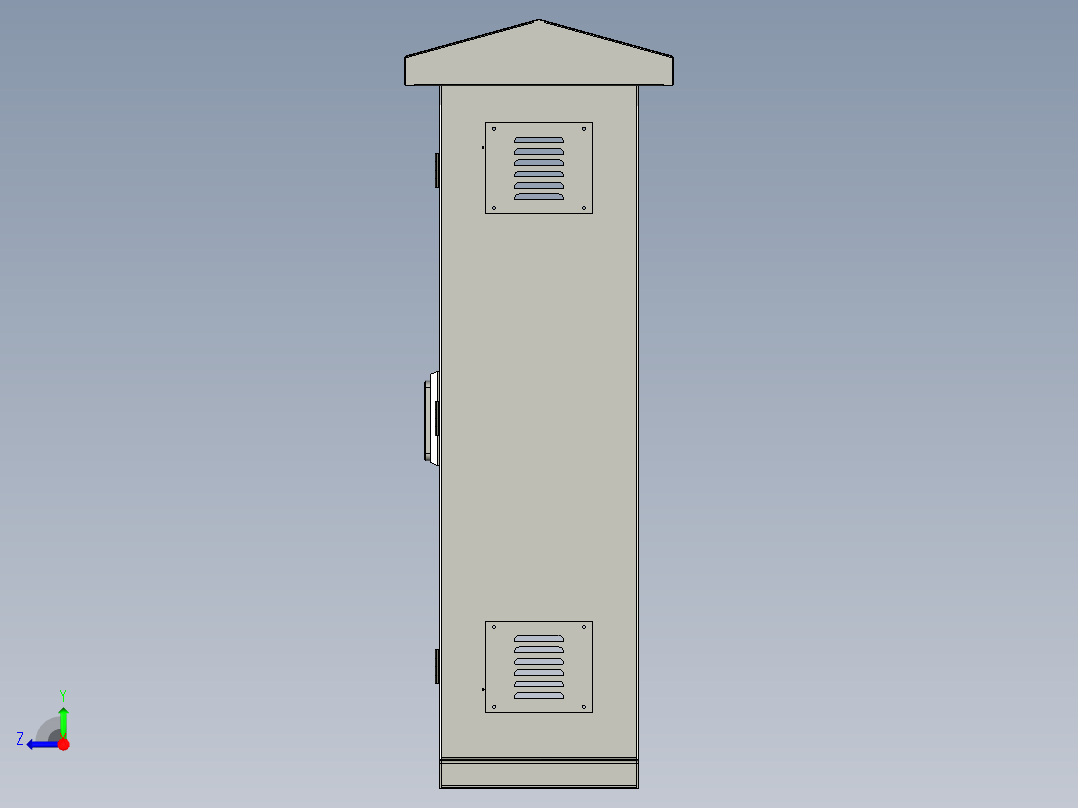 户外配电箱右视图