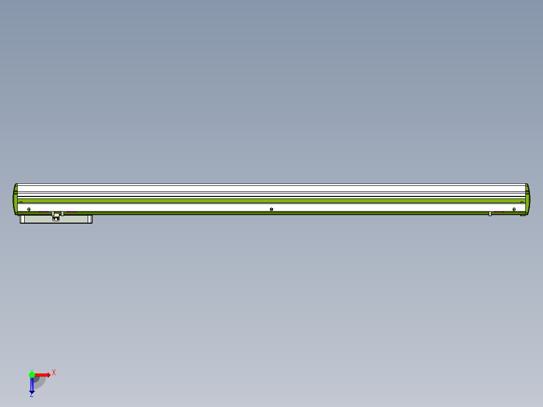 威洛博LC系列3d模型模组LC14S1Y-S950俯视图