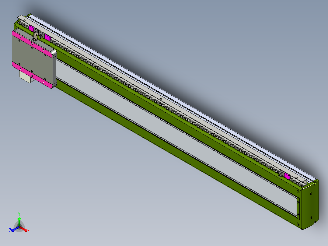 威洛博LC系列3d模型模组LC14S1Y-S950正等轴测图