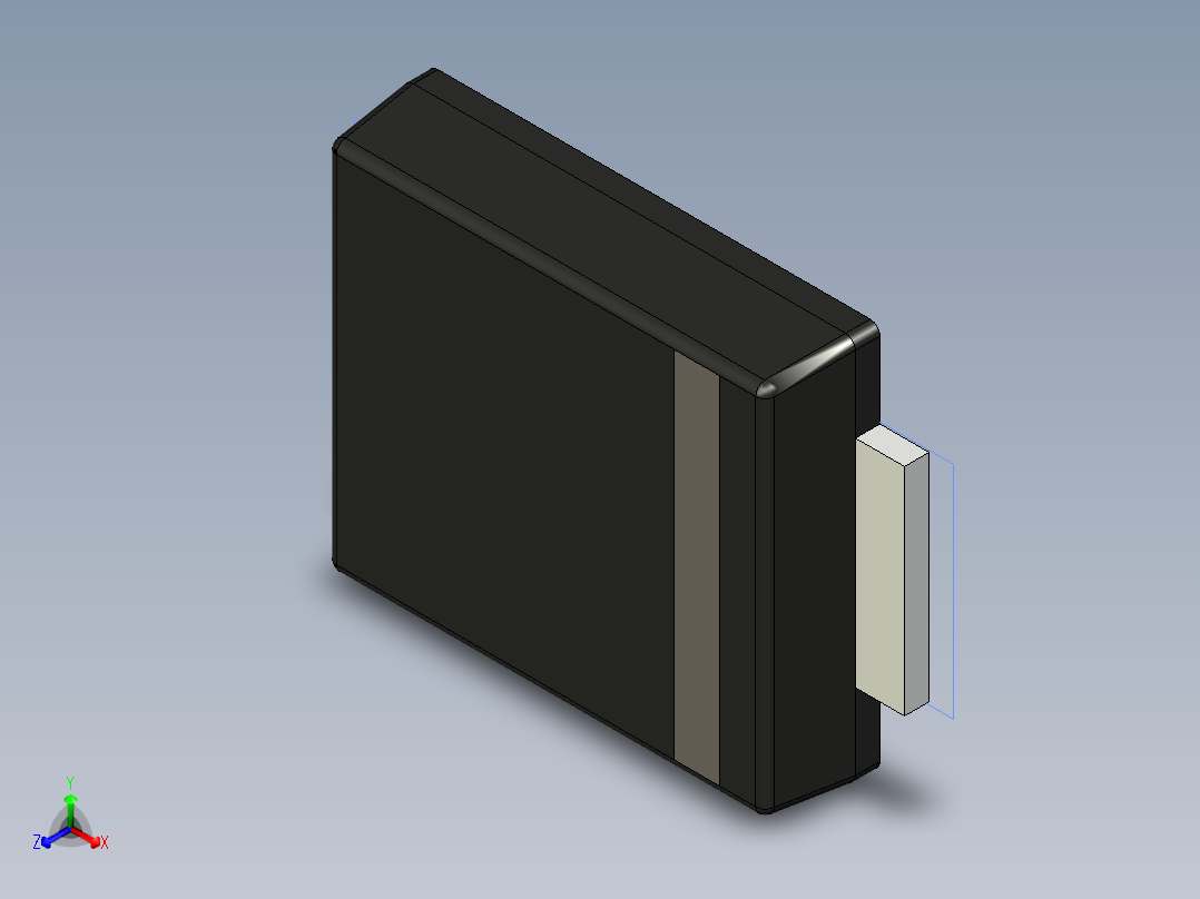 分立半导体元件封装-DO-221AA正等轴测图