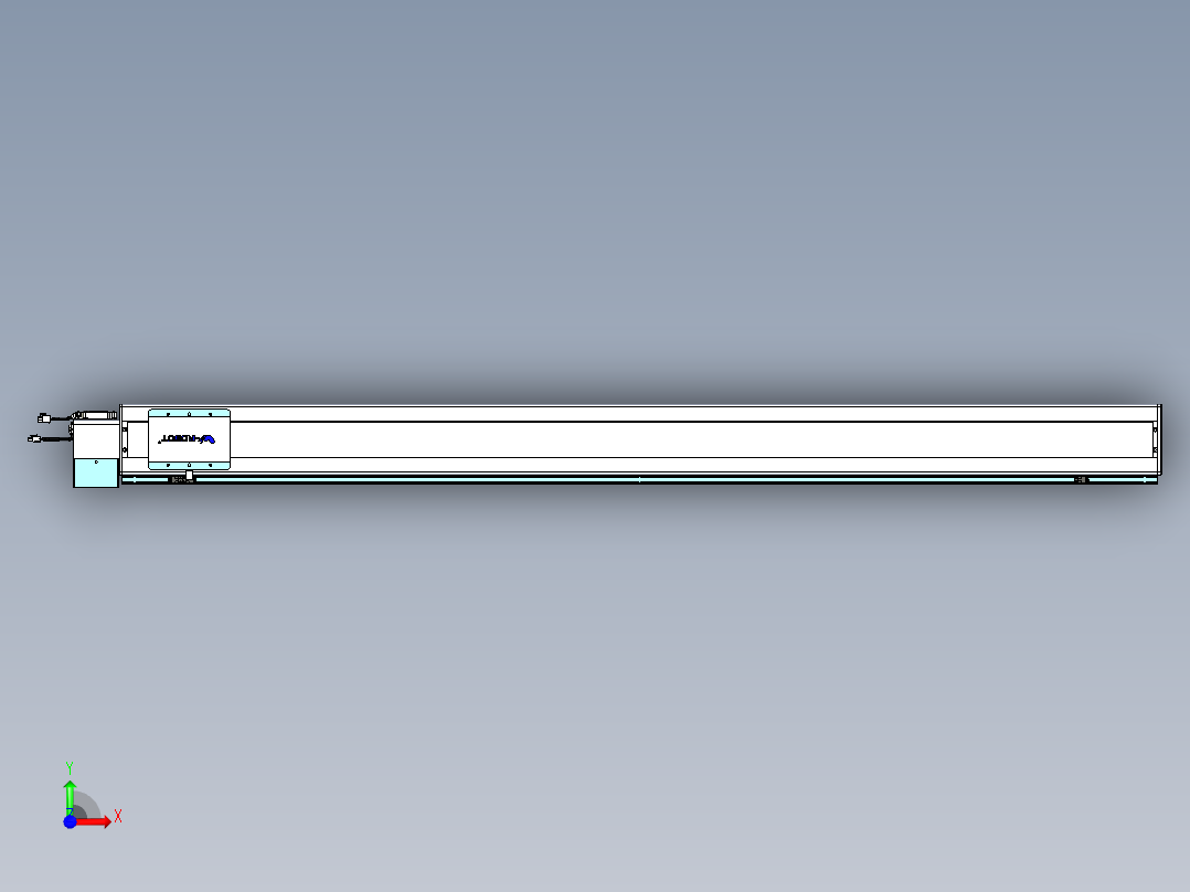 威洛博VBC同步带传动一无尘环境VBC14-L45-S1750-BLD-ZP75-C3前视图