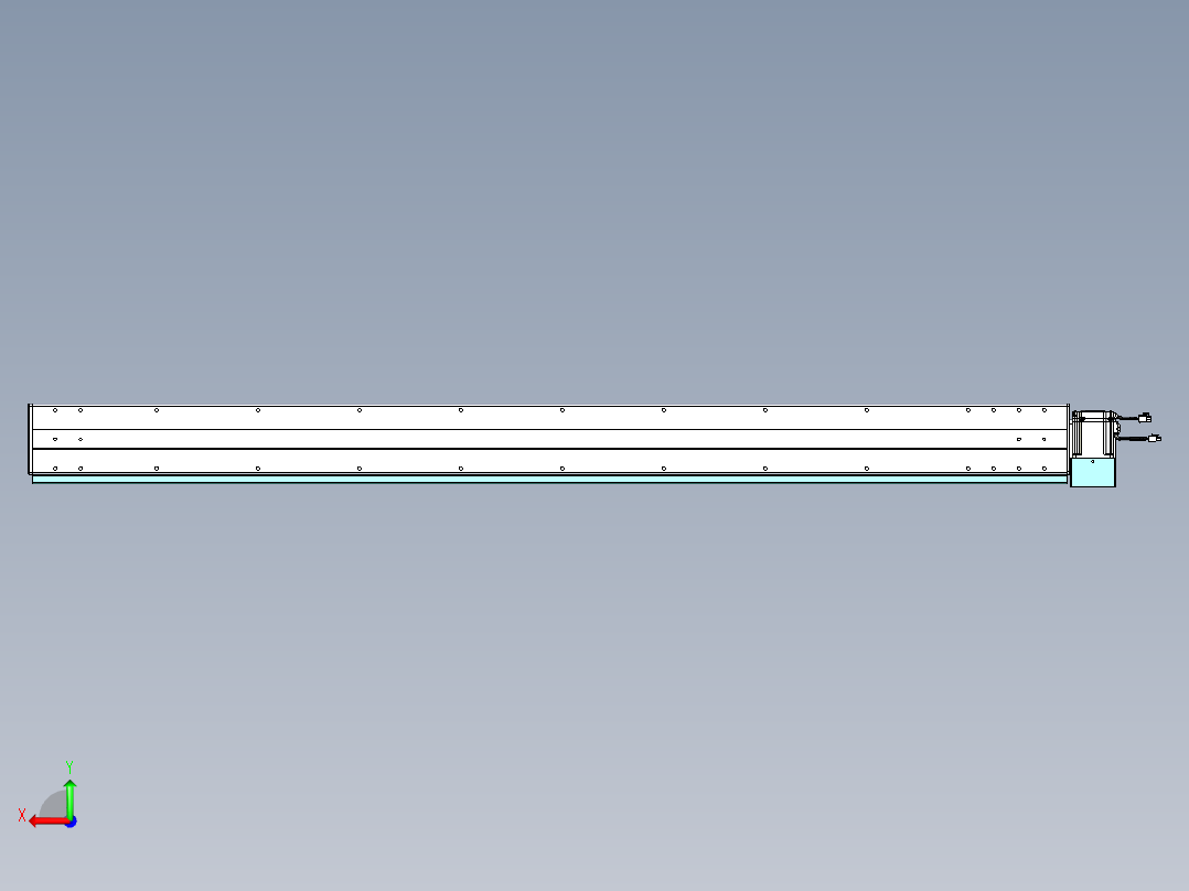 威洛博VBC同步带传动一无尘环境VBC14-L45-S1750-BLD-ZP75-C3后视图