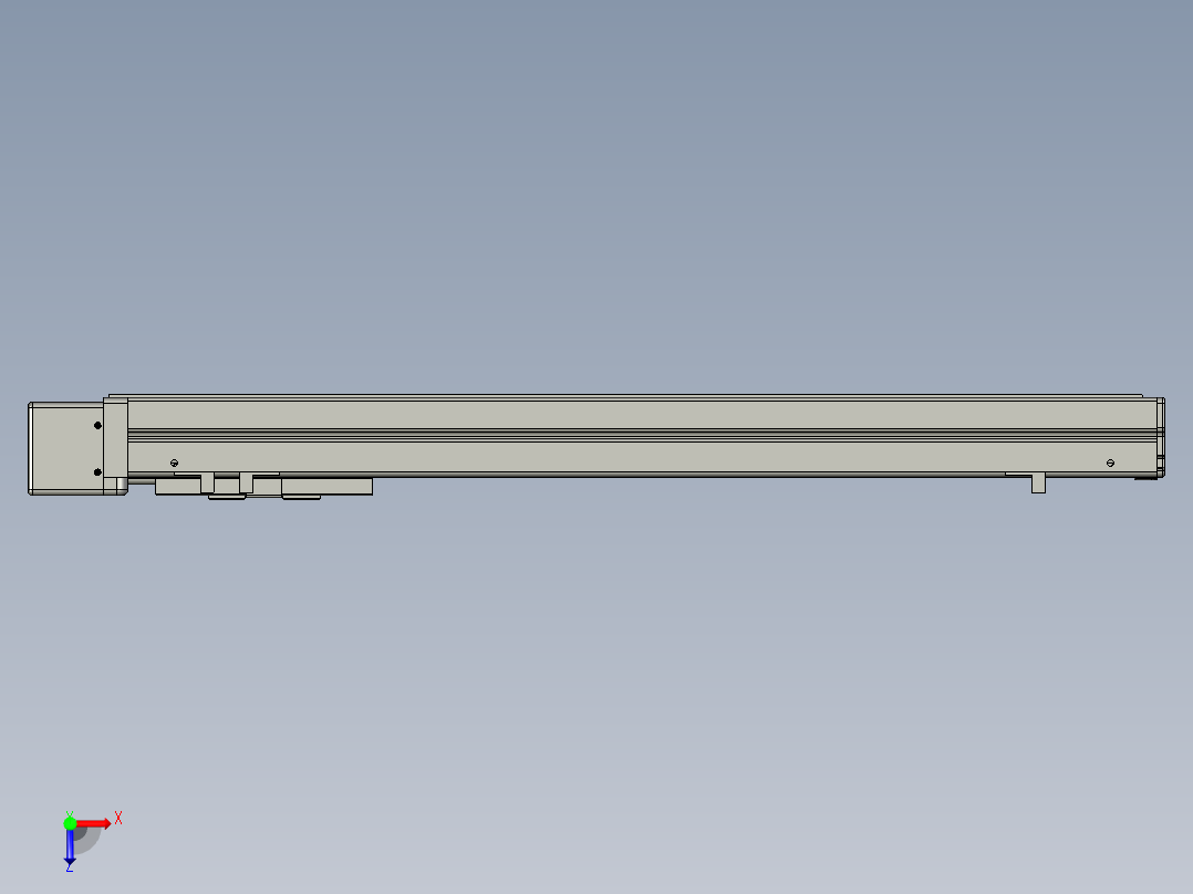 VF丝杆传动-一般环境VT6-S400-BL俯视图
