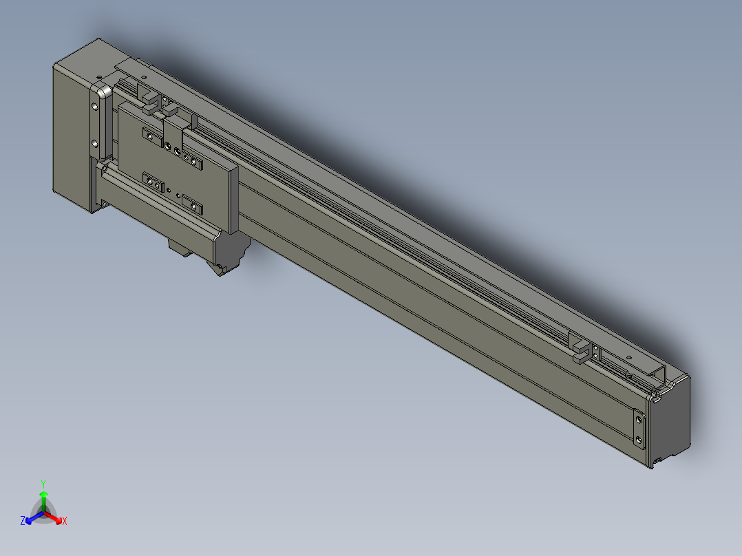 VF丝杆传动-一般环境VT6-S400-BL正等轴测图