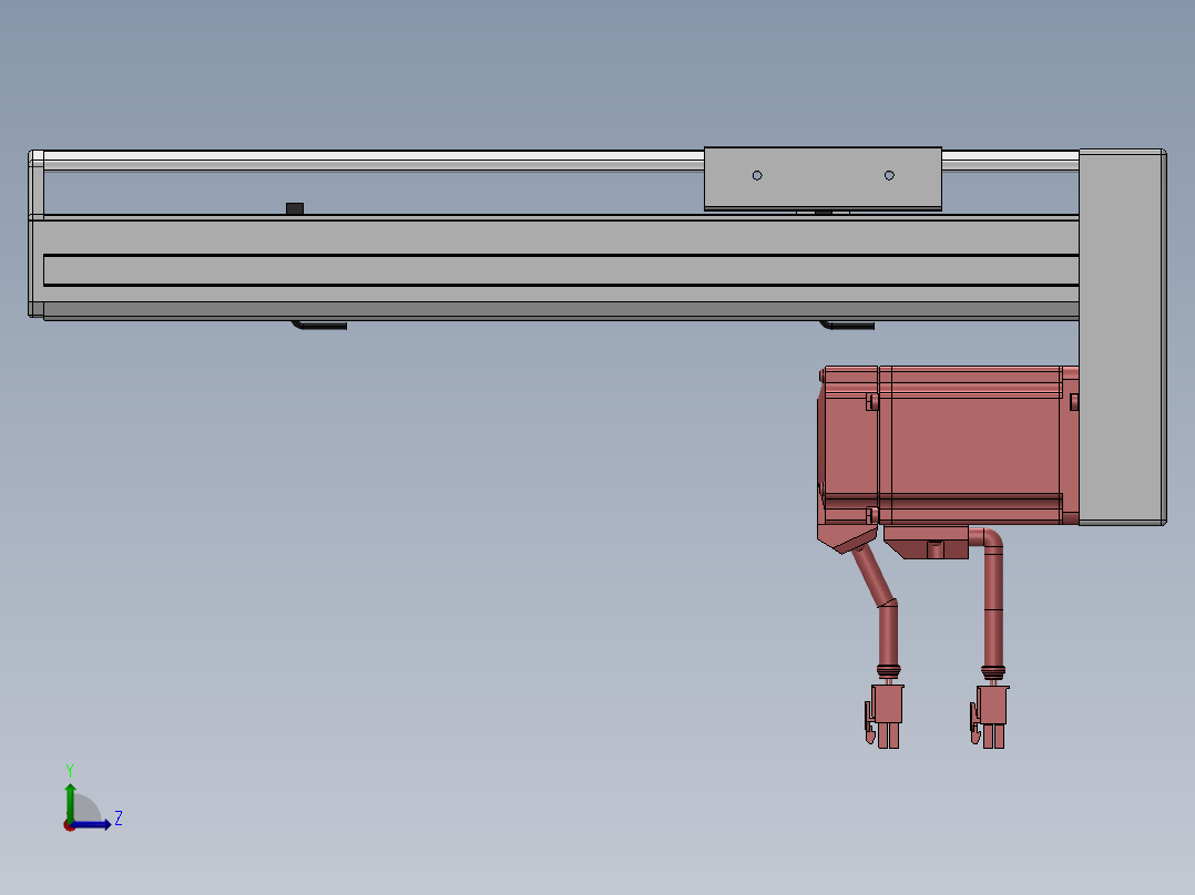 精密模组MY100-T10-200L-BM-P20B-C4-C左视图