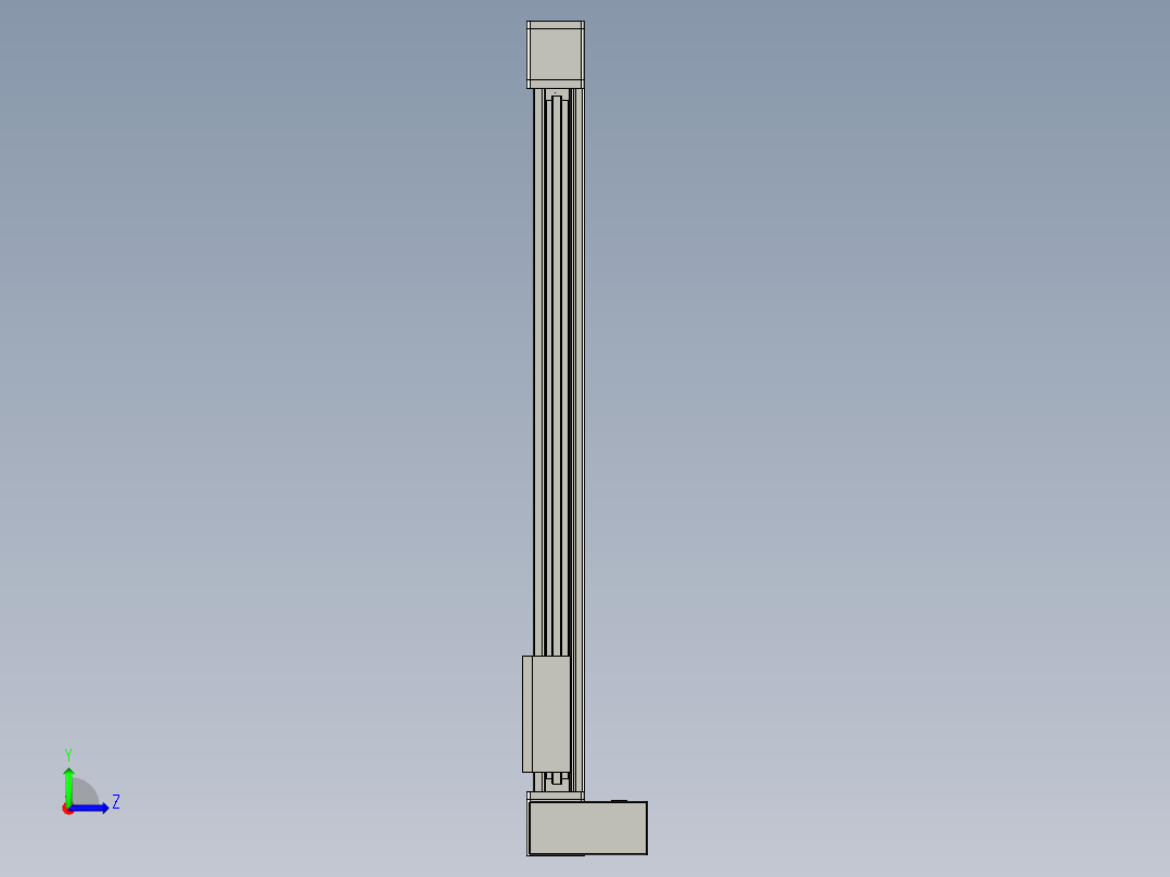欧规系列-GB8-L96-S850-BLD-P40-MS3左视图