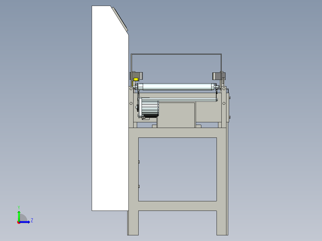 重量分选秤creo三维图==1494060==200左视图