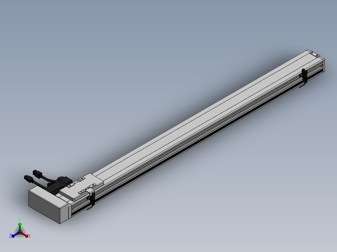 精密模组MY60-T10-800L-BR-P10B-C4-C正等轴测图