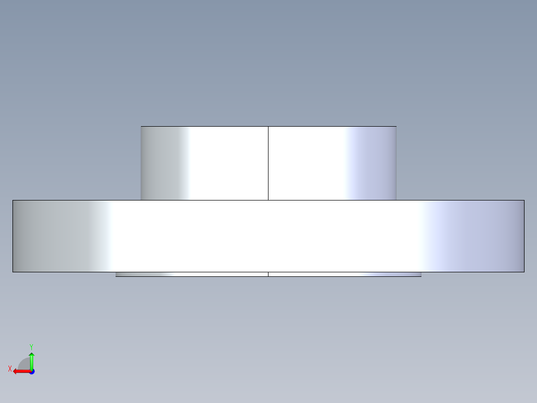 聚氯乙烯配件27-Sch80_Flange Vanstone_FPT_855-025_2.5in后视图