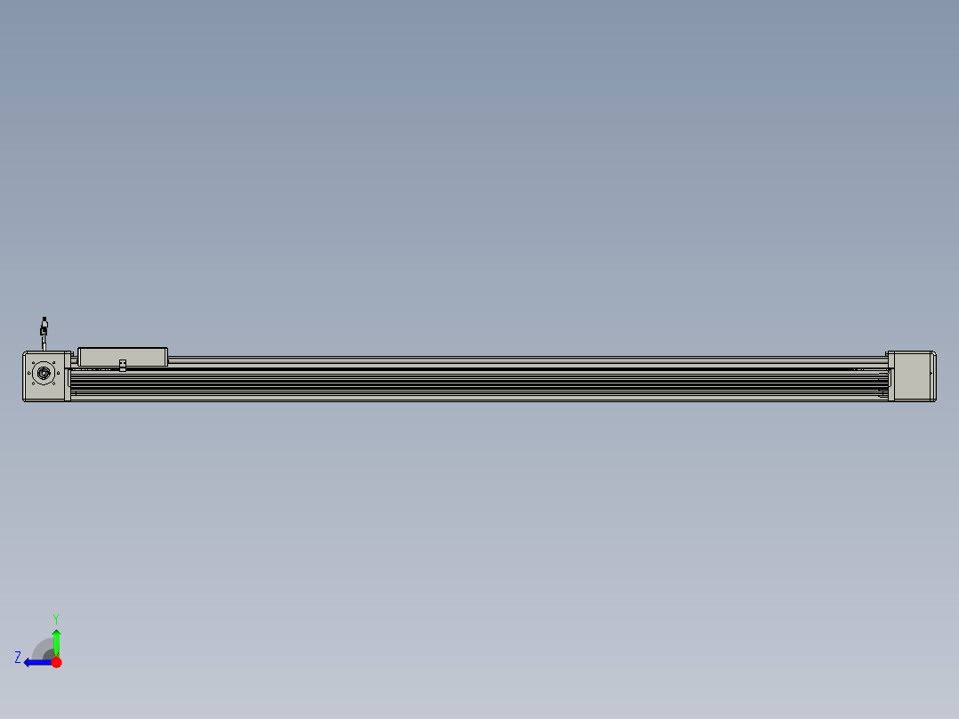 威洛博直线电机模组EB16-L208-S1700-R-ZP75-MS3-5K右视图