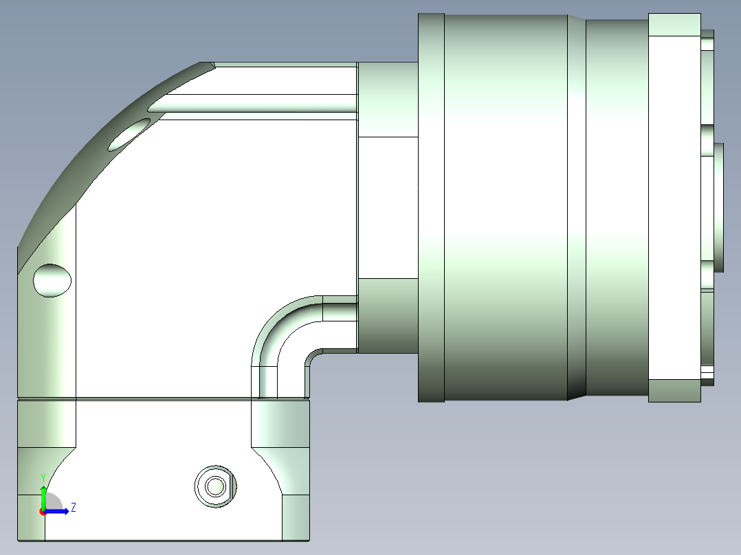 直齿孔ZPLF120-L2 14-73-98.43-M6.stp左视图