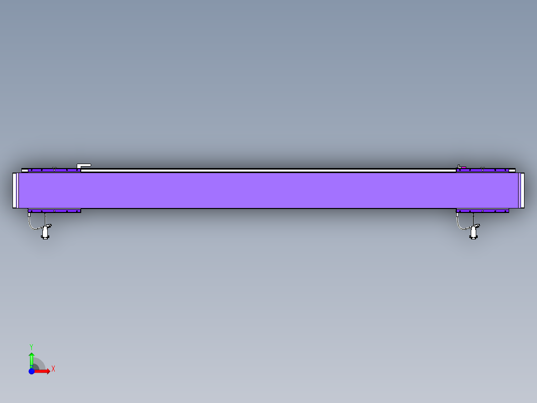 威洛博VL系列直线电机模组-2VL14S3-S1450前视图
