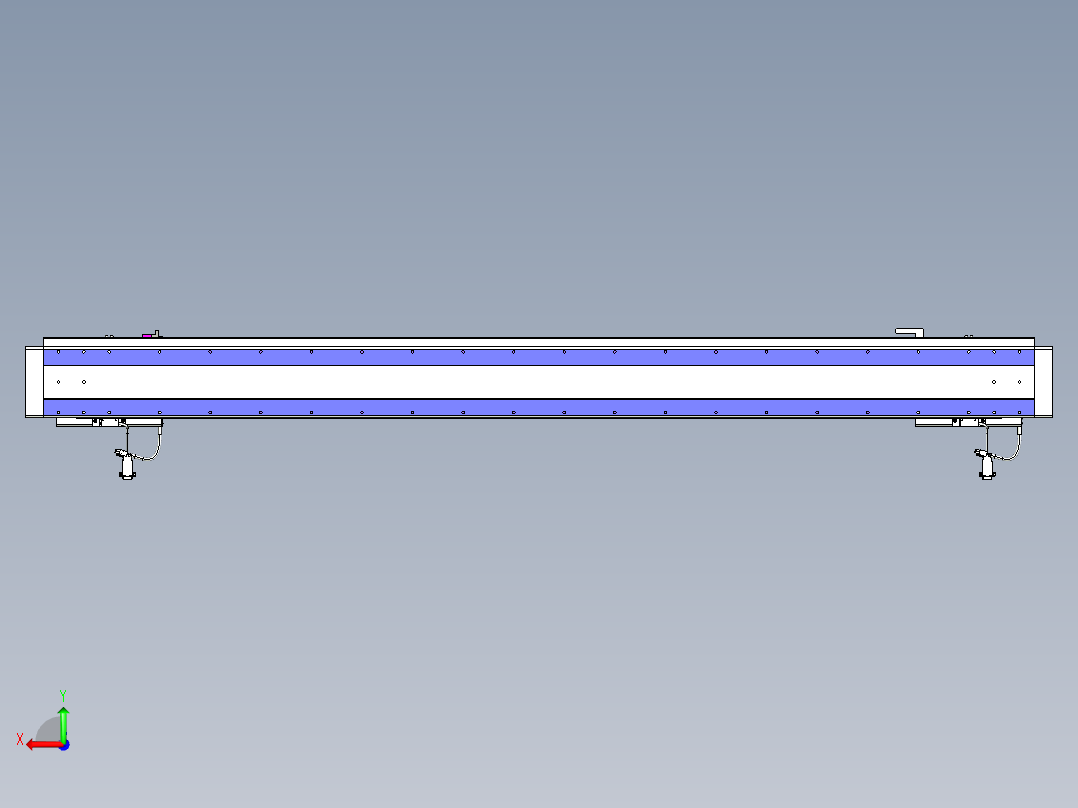 威洛博VL系列直线电机模组-2VL14S3-S1450后视图