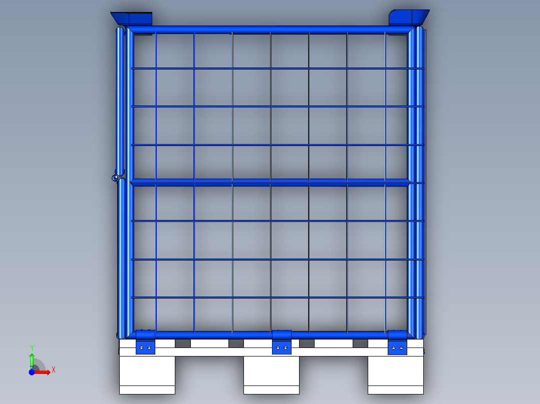 托盘 设计模型 (7)前视图
