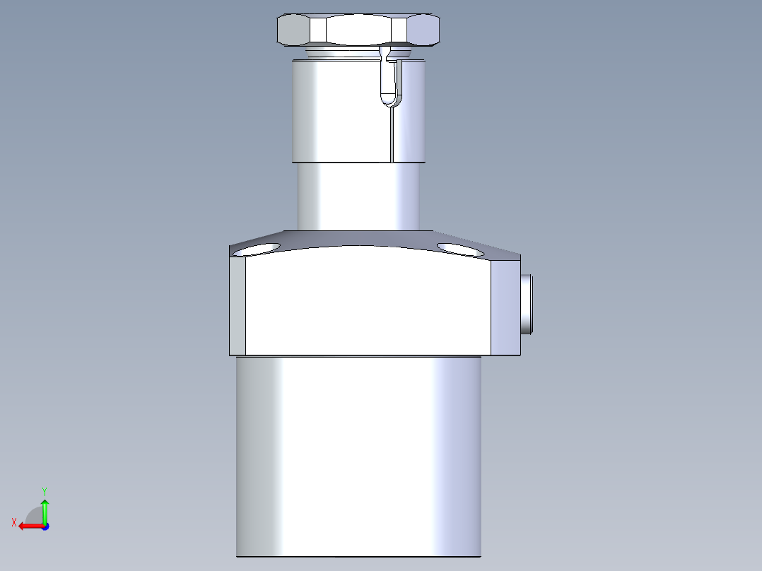 KOSMEKLHA0900-CL-Y60多系列多零件图纸模型后视图