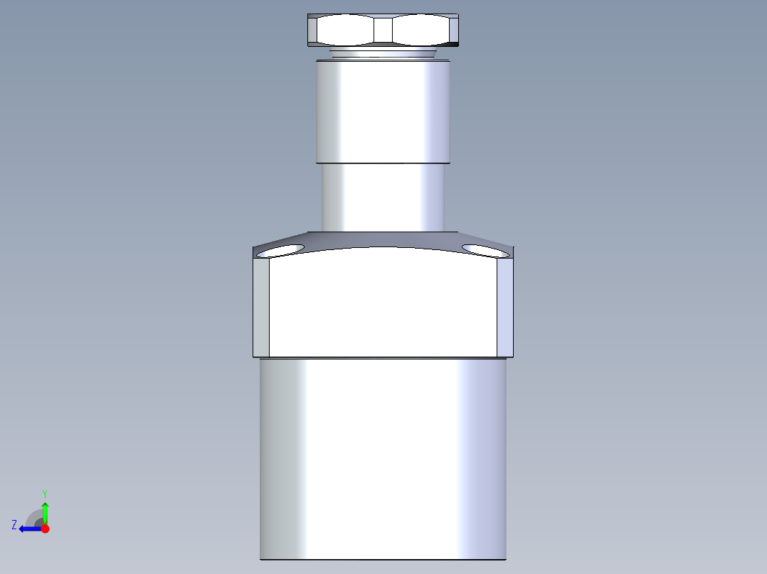 KOSMEKLHA0900-CL-Y60多系列多零件图纸模型右视图