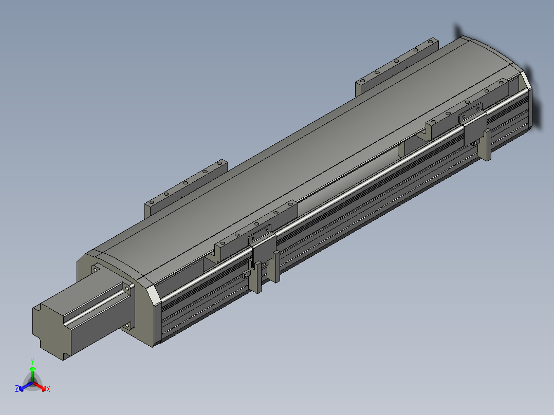 直线模组WG-LHA12-S300-M设计图纸