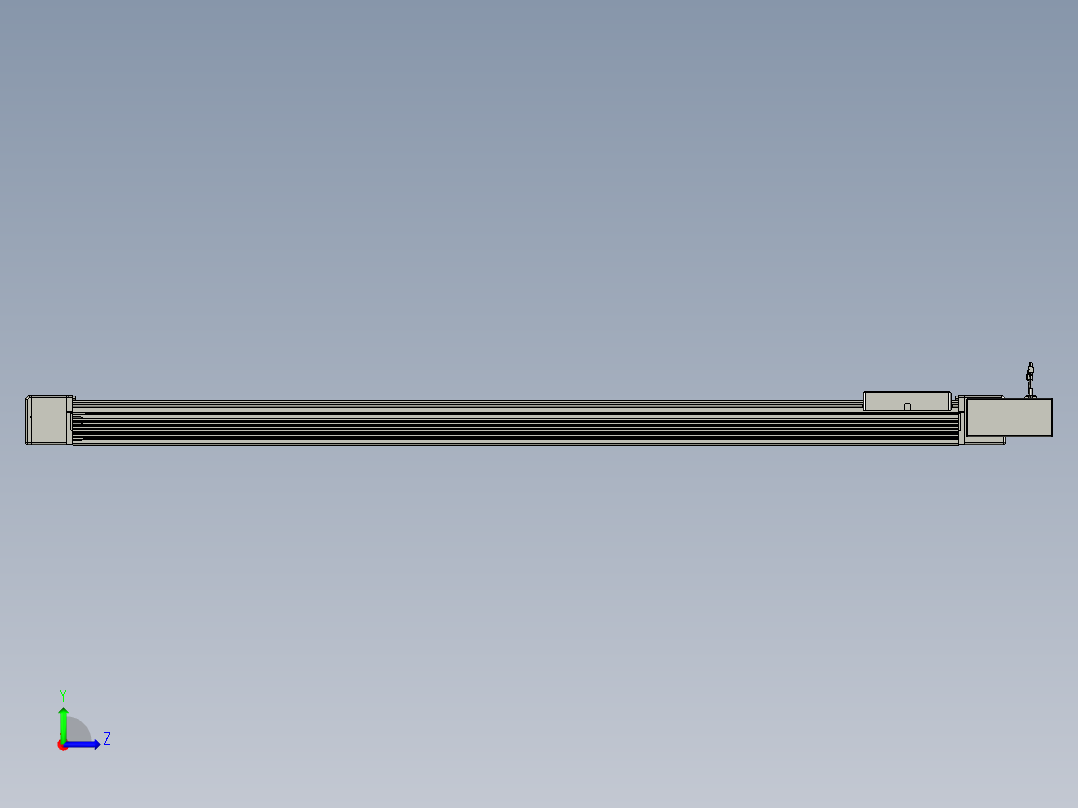 威洛博直线电机模组EB16-L208-S1900-BR-ZP75-MS3-5K左视图