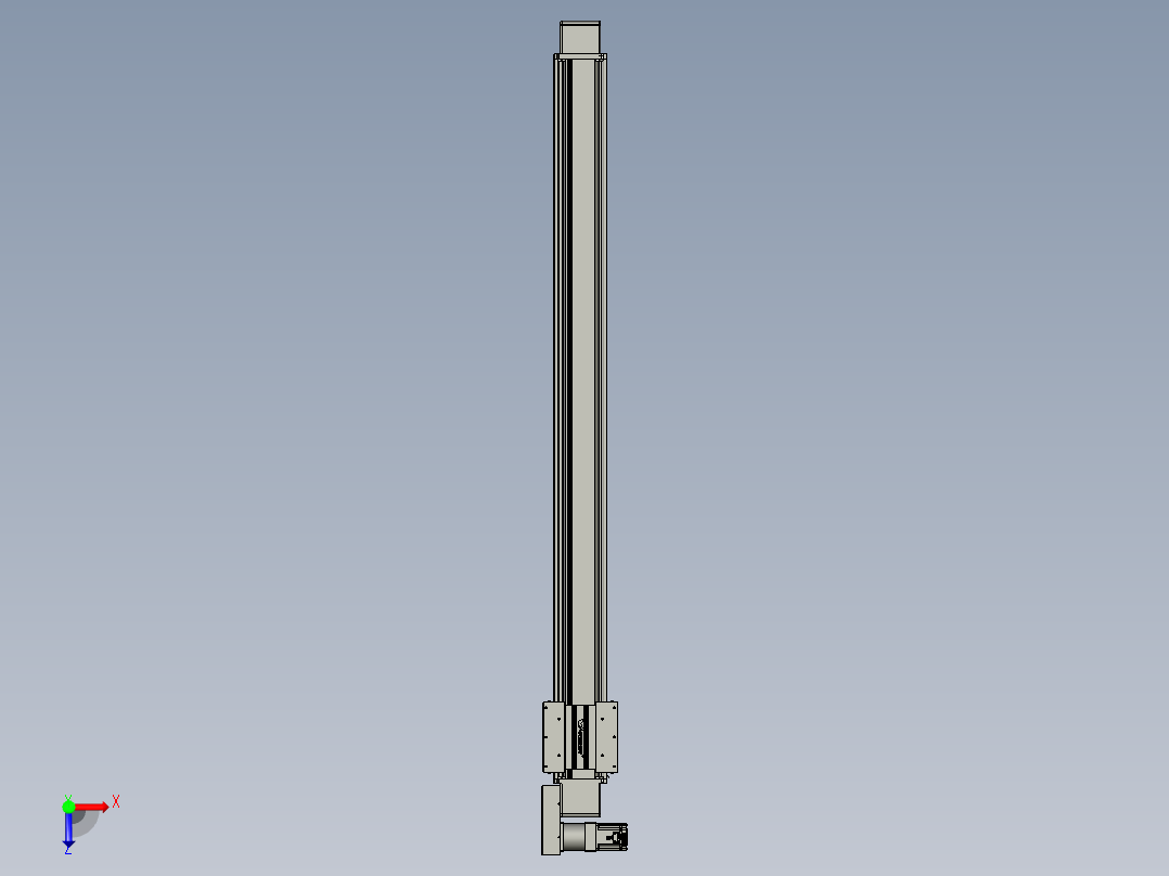 威洛博直线电机模组EB16-L208-S1900-BR-ZP75-MS3-5K俯视图