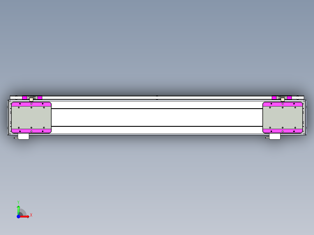 威洛博LC系列3d模型模组2LC14S1Y-S800前视图