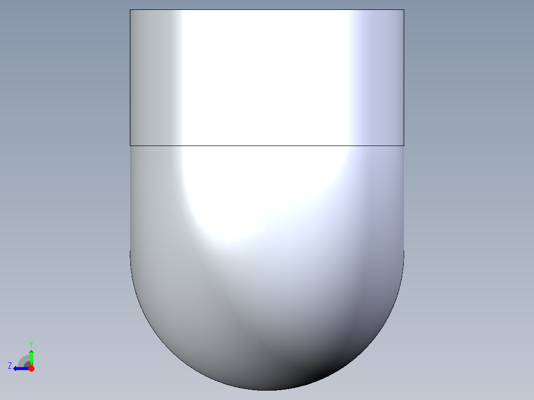 聚氯乙烯配件05-Sch80_90Elbow_SxS_806-030 _3in右视图