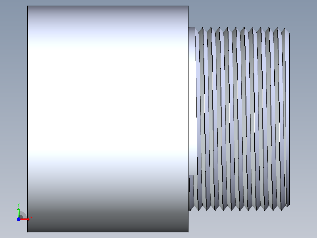 CPVC管件15-Sch80_MaleAdapter_SxMPT_9836-015 _1.5in前视图