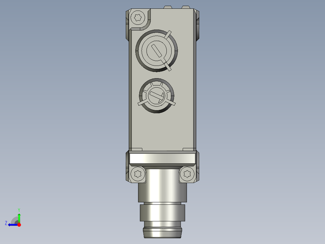 基恩士PZ-G41C_42C_kc图纸模型右视图