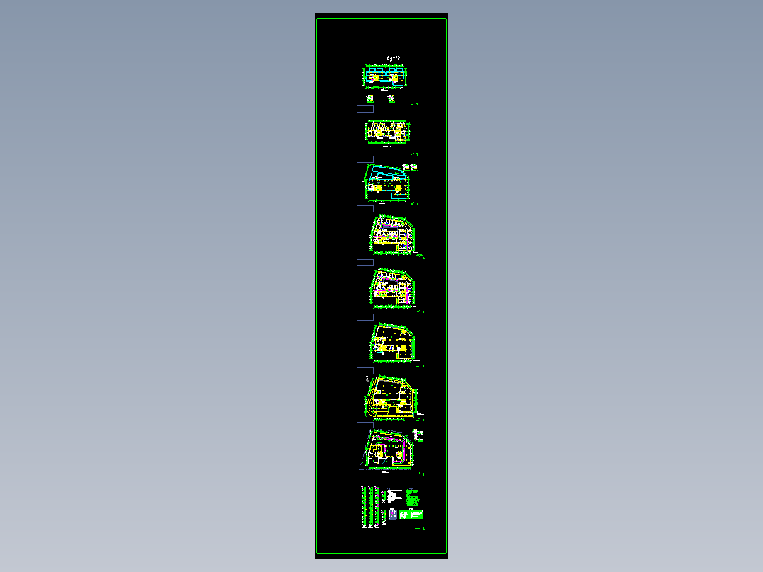 某花园小区8号通风排烟图