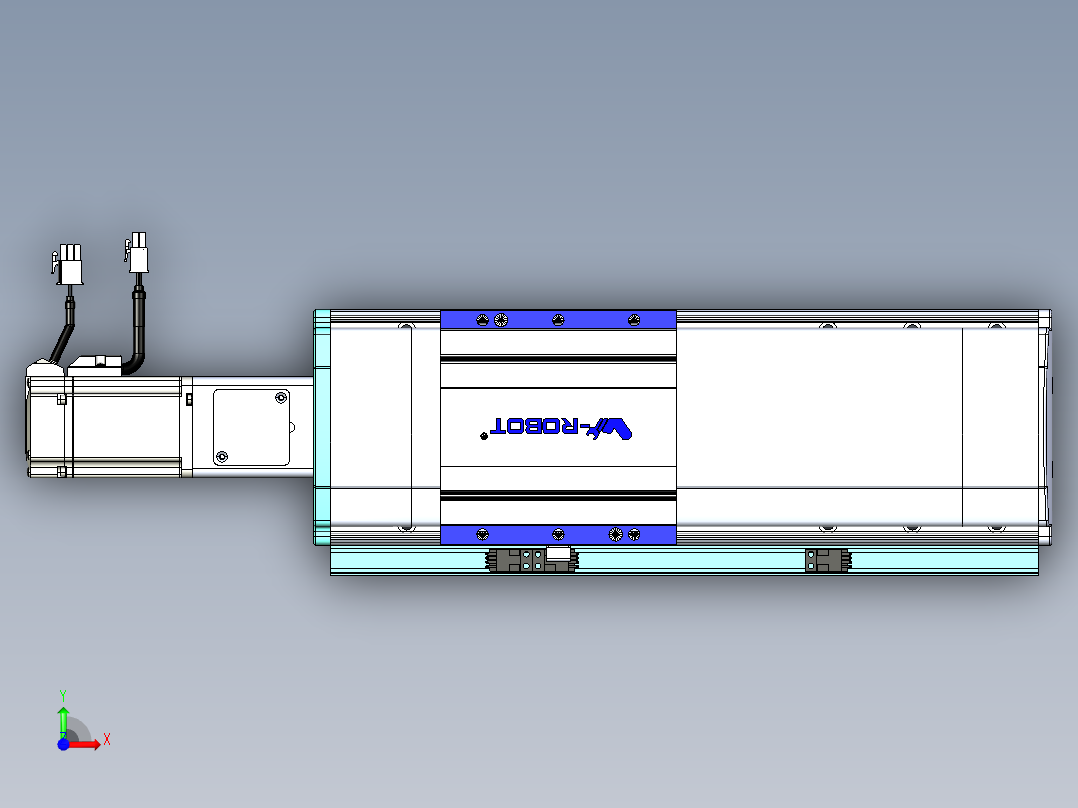 VF丝杆传动-一般环境VF14-Lxx-C-S150-BC-ZP40-C3前视图