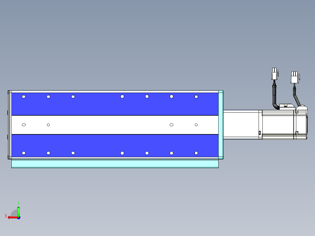 VF丝杆传动-一般环境VF14-Lxx-C-S150-BC-ZP40-C3后视图