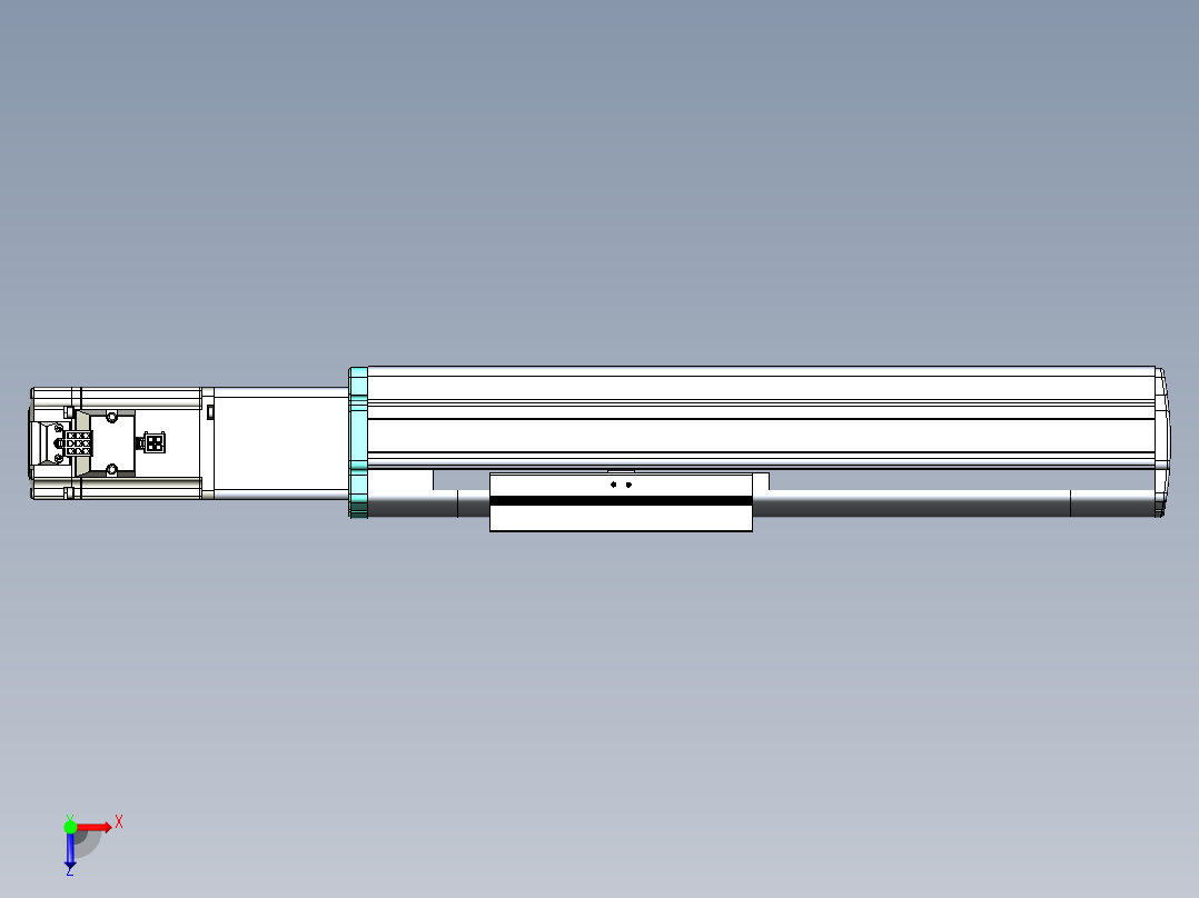 VF丝杆传动-一般环境VF14-Lxx-C-S150-BC-ZP40-C3俯视图