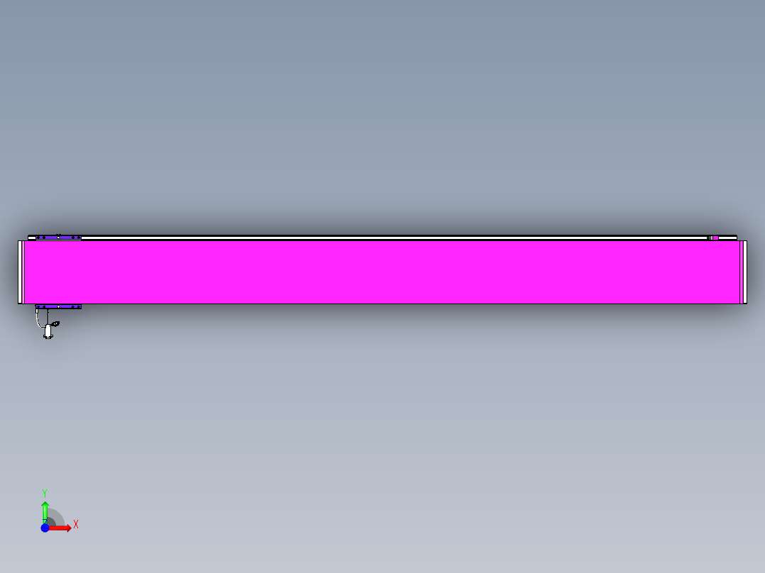 威洛博VL系列直线电机模组-VL22H2-S2250前视图