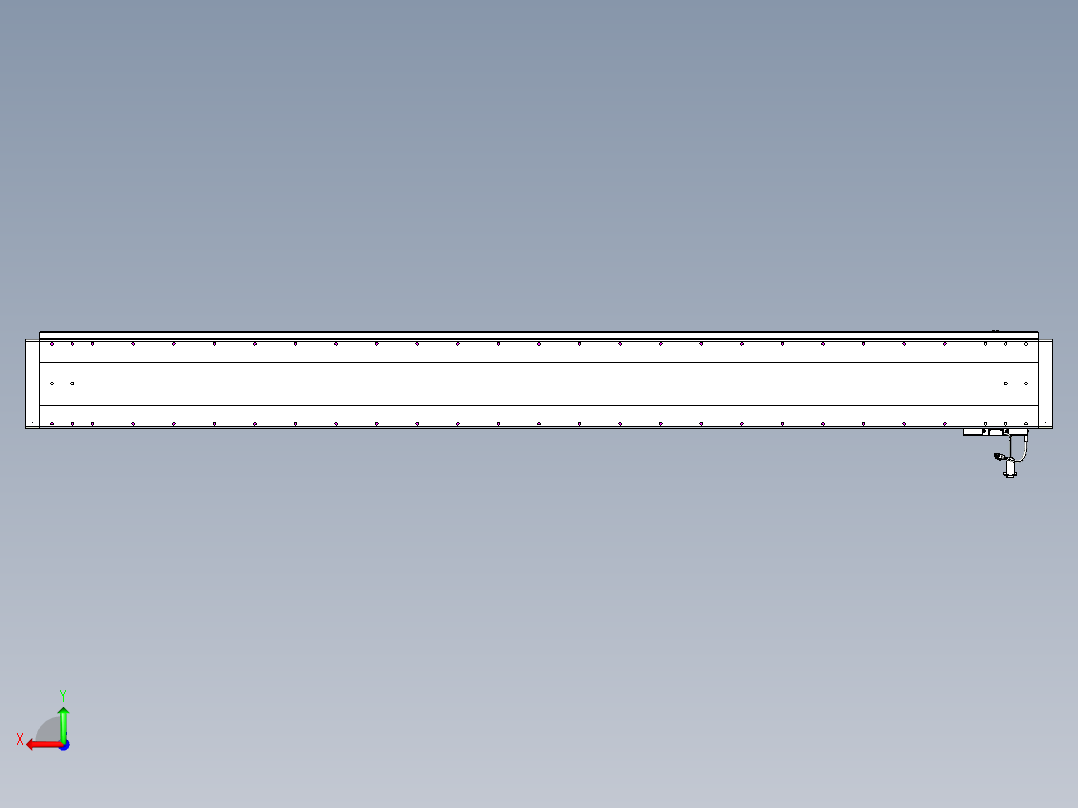 威洛博VL系列直线电机模组-VL22H2-S2250后视图